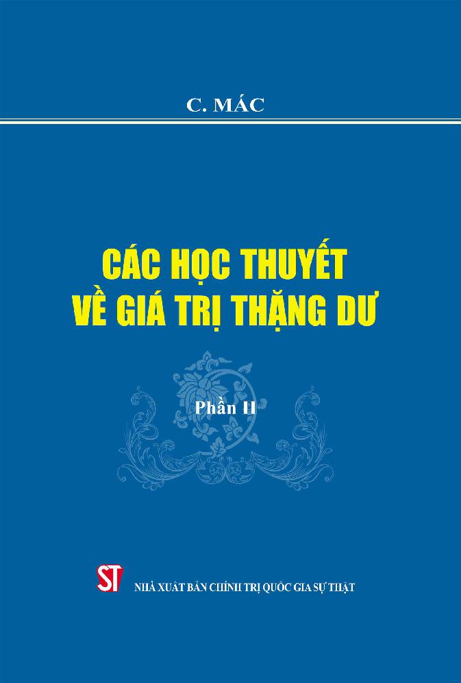 Các học thuyết về giá trị thặng dư - phần 2