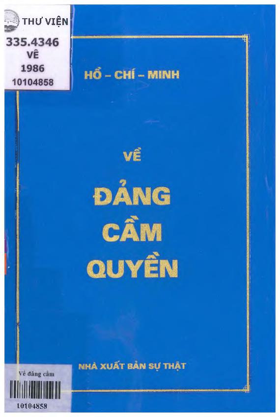 Về Đảng cầm quyền