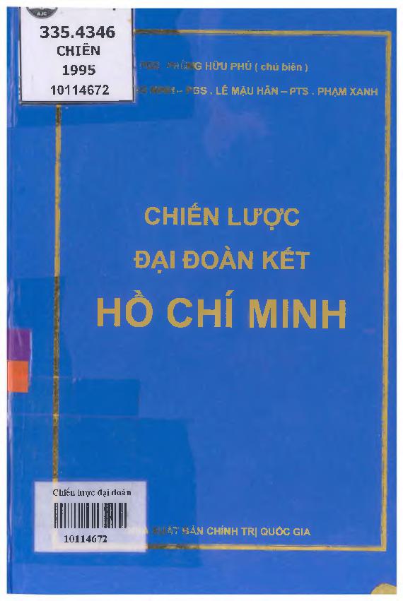 Chiến lược đại đoàn kết Hồ Chí Minh