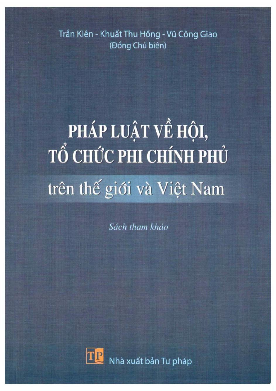 Pháp luật về hội, tổ chức phi chính phủ trên thế giới và Việt Nam