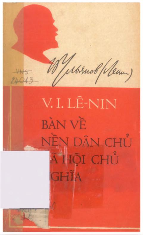 Bàn về nền dân chủ xã hội chủ nghĩa