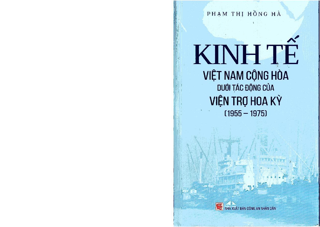 Kinh tế Việt Nam Cộng hòa dưới tác động của viện trợ Hoa Kỳ (1955-1975)