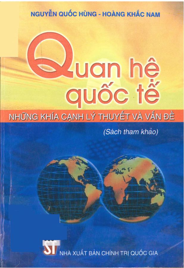 Quan hệ quốc tế - Những khía cạnh lý thuyết và vấn đề 