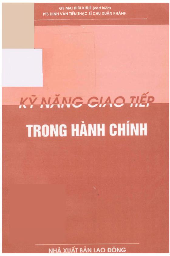 Kỹ năng giao tiếp trong hành chính