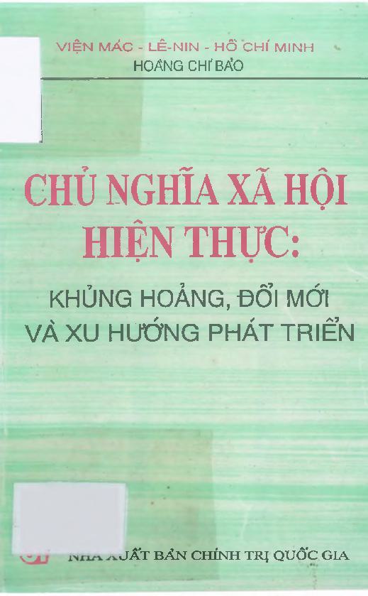 Chủ nghĩa xã hội hiện thực: khủng hoảng đổi mới và xu hướng phát triển