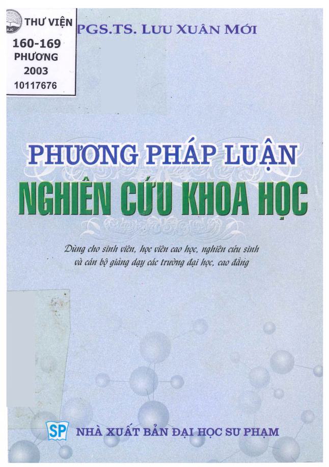 Phương pháp luận nghiên cứu khoa học