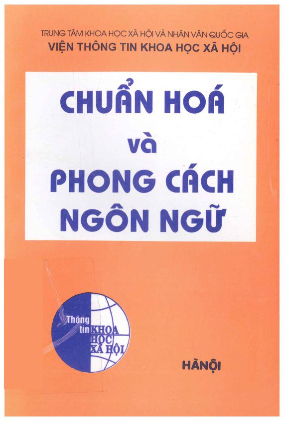 Chuẩn hóa và phong cách ngôn ngữ