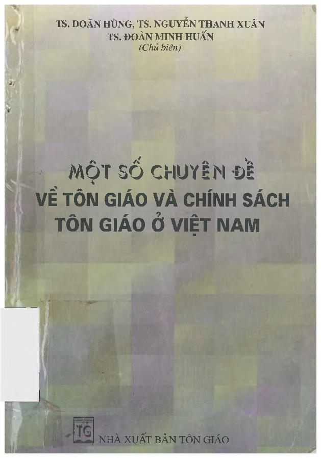 Một số chuyên đề về tôn giáo và chính sách tôn giáo ở Việt Nam