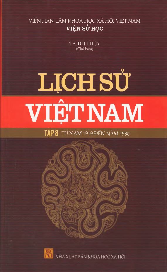 Lịch sử Việt Nam tập 08 - Từ năm 1919 đến năm 1930