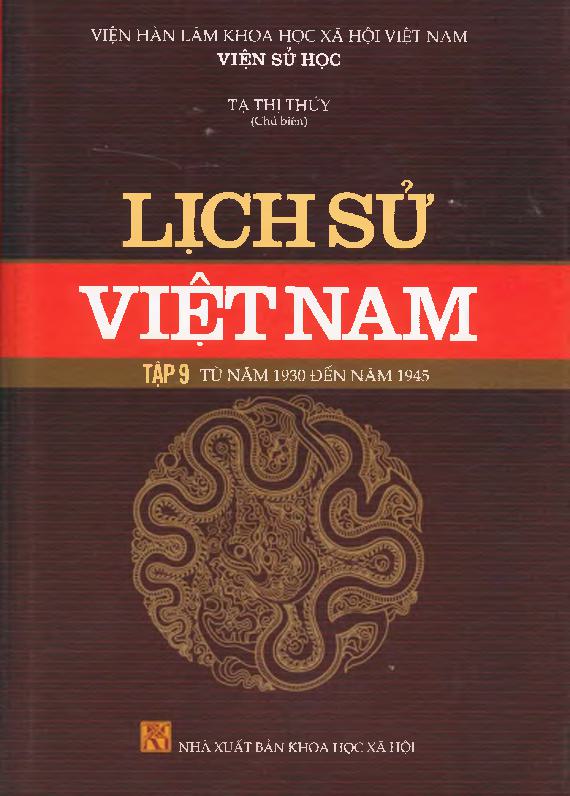 Lịch sử Việt Nam tập 09 - Từ năm 1930 đến năm 1945